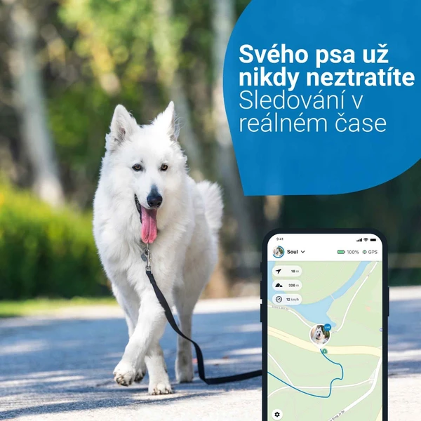 Tractive GPS DOG 4 tracker polohy a aktivity pro psy černý - GPS moduly - Obrázek 4P2X600301