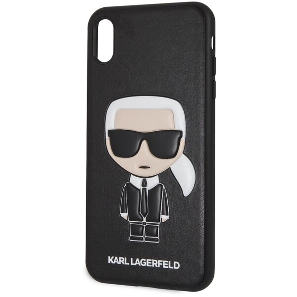 Karl-Lagerfeld-Ikonik-TPU-pouzdro-iPhone-XS-Max-cerne