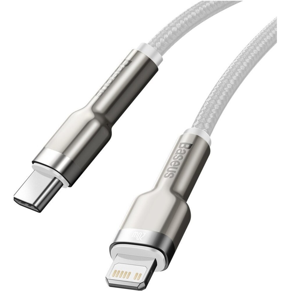 Baseus-Cafule-USB-C-Lightning-napajeci-kabel-20W-2m-bily