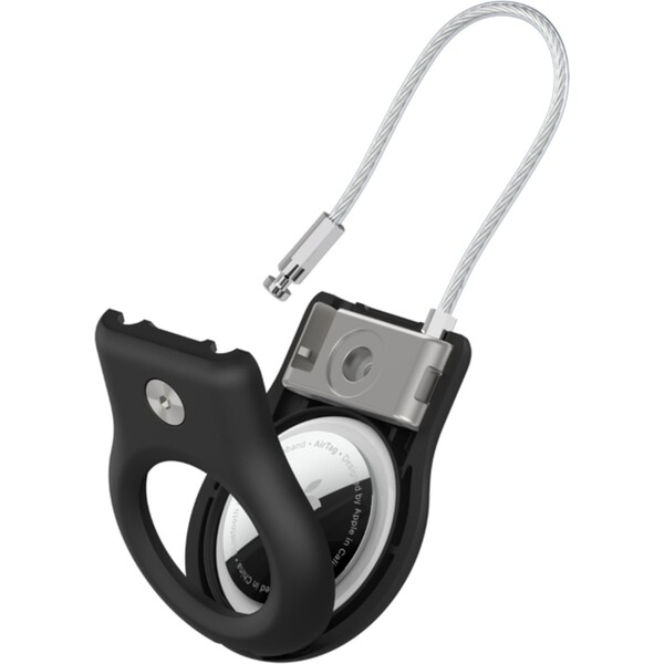 Belkin-Secure-pouzdro-na-AirTag-s-dratenym-kabelem-cerne