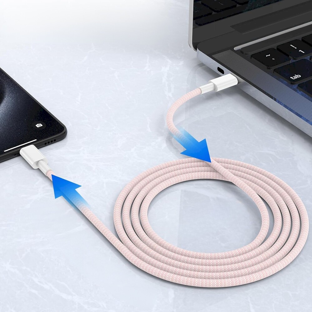 Cubenest-Braided-USB-C-USB-C-napajeci-kabel-60W-1m-barevne-4ks