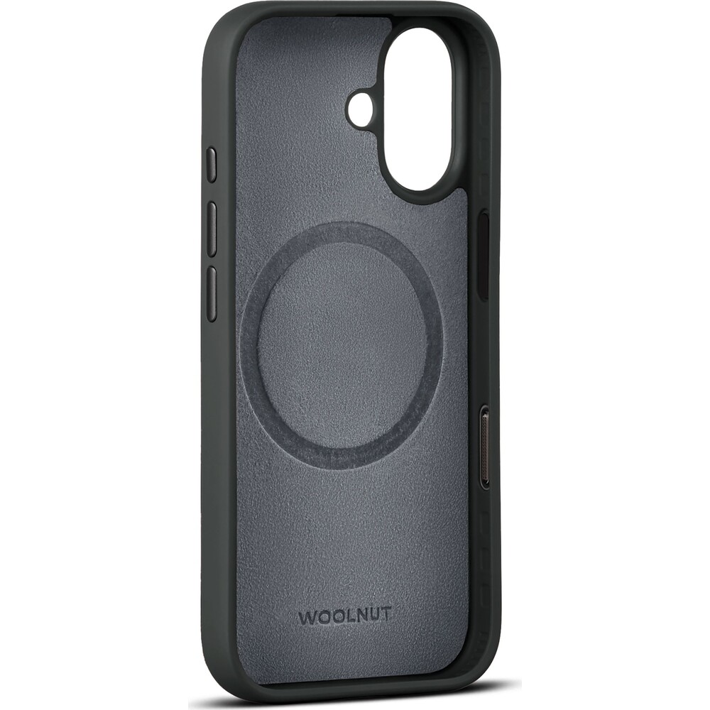 Woolnut-MagSafe-kozeny-kryt-iPhone-17-cerny