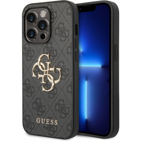 Guess-PU-4G-Metal-Logo-kryt-iPhone-15-Pro-Max-sedy