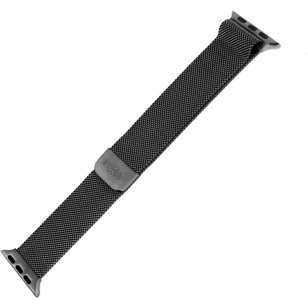 FIXED-Mesh-Strap-sitovy-nerezovy-reminek-Apple-Watch-42-44-45mm-cerny