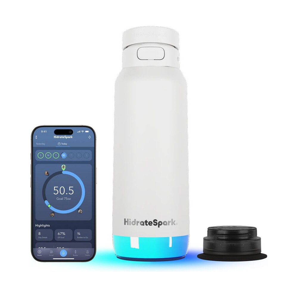 HidrateSpark-PRO-2-chytra-lahev-s-brckem-950-ml-bila