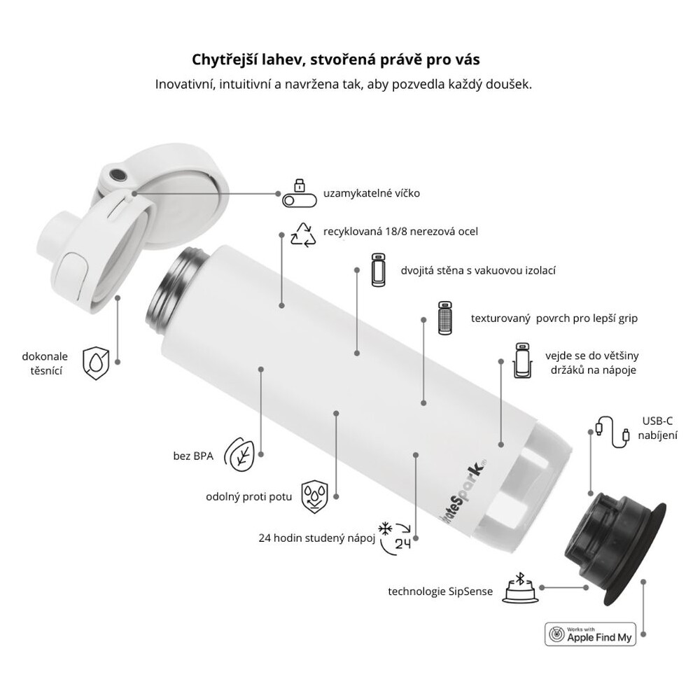 HidrateSpark-PRO-2-chytra-lahev-621-ml-bila