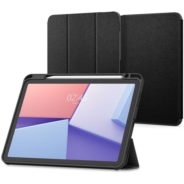 Spigen-Urban-Fit-pouzdro-iPad-Air-11-2024-2025-2026-cerne