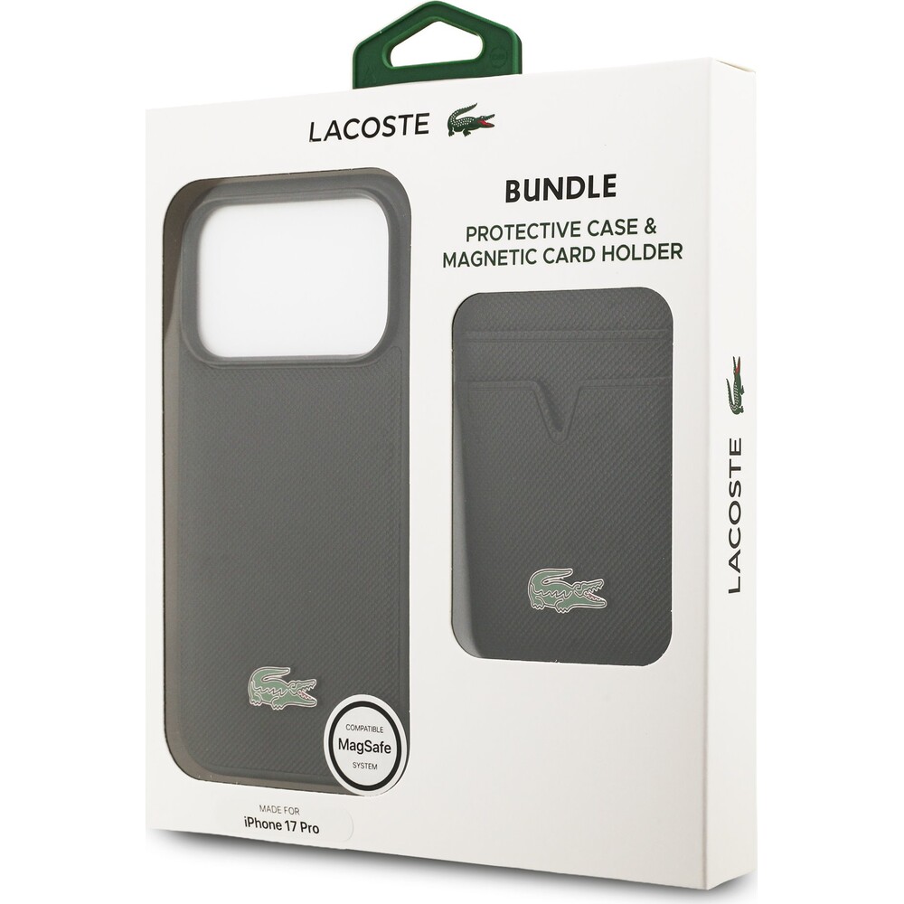 Lacoste-Iconic-Petit-Pique-MagSafe-kryt-penezenka-iPhone-17-Pro-cerny