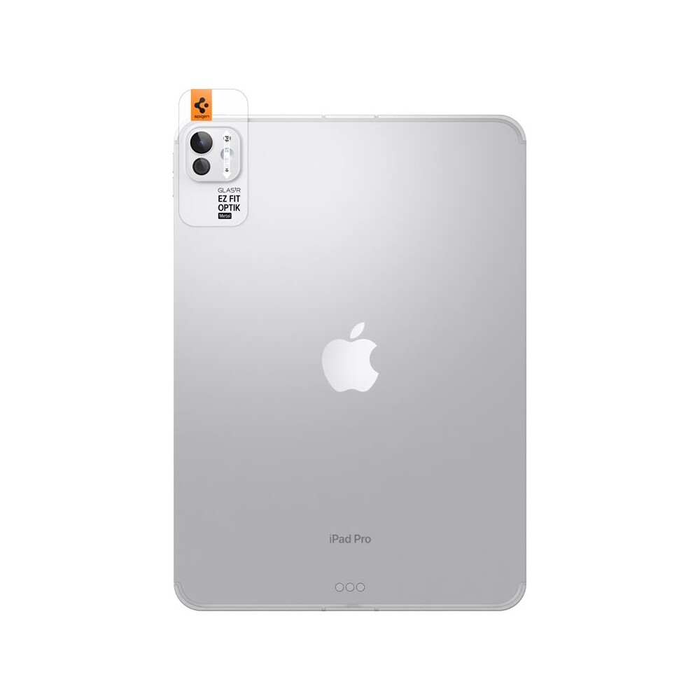 Spigen-Glass-tR-EZ-Fit-Optik-Metal-sklo-na-fotoaparat-iPad-Pro-13-2025-iPad-Pro-11-2025-stribrne
