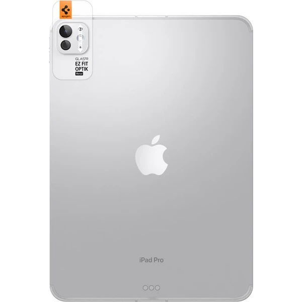 Spigen-Glass-tR-EZ-Fit-Optik-Metal-sklo-na-fotoaparat-iPad-Pro-13-2025-iPad-Pro-11-2025-stribrne