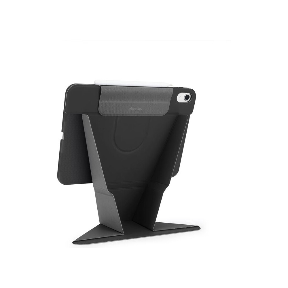 Pipetto-Origami-No6-Stand-pouzdro-iPad-Air-11-2026-2025-2024-iPad-Air-10-9-2022-2020-cerne
