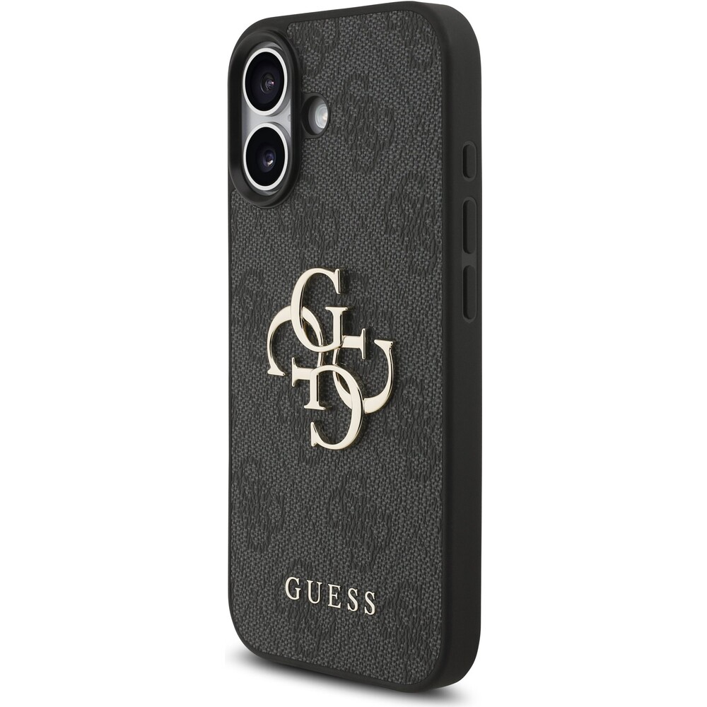 Guess-PU-4G-Metal-Logo-Strap-kryt-iPhone-17-cerny