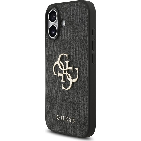 Guess-PU-4G-Metal-Logo-Strap-kryt-iPhone-17-cerny