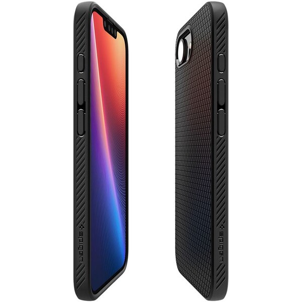 Spigen-Liquid-Air-kryt-iPhone-17e-16e-matne-cerny