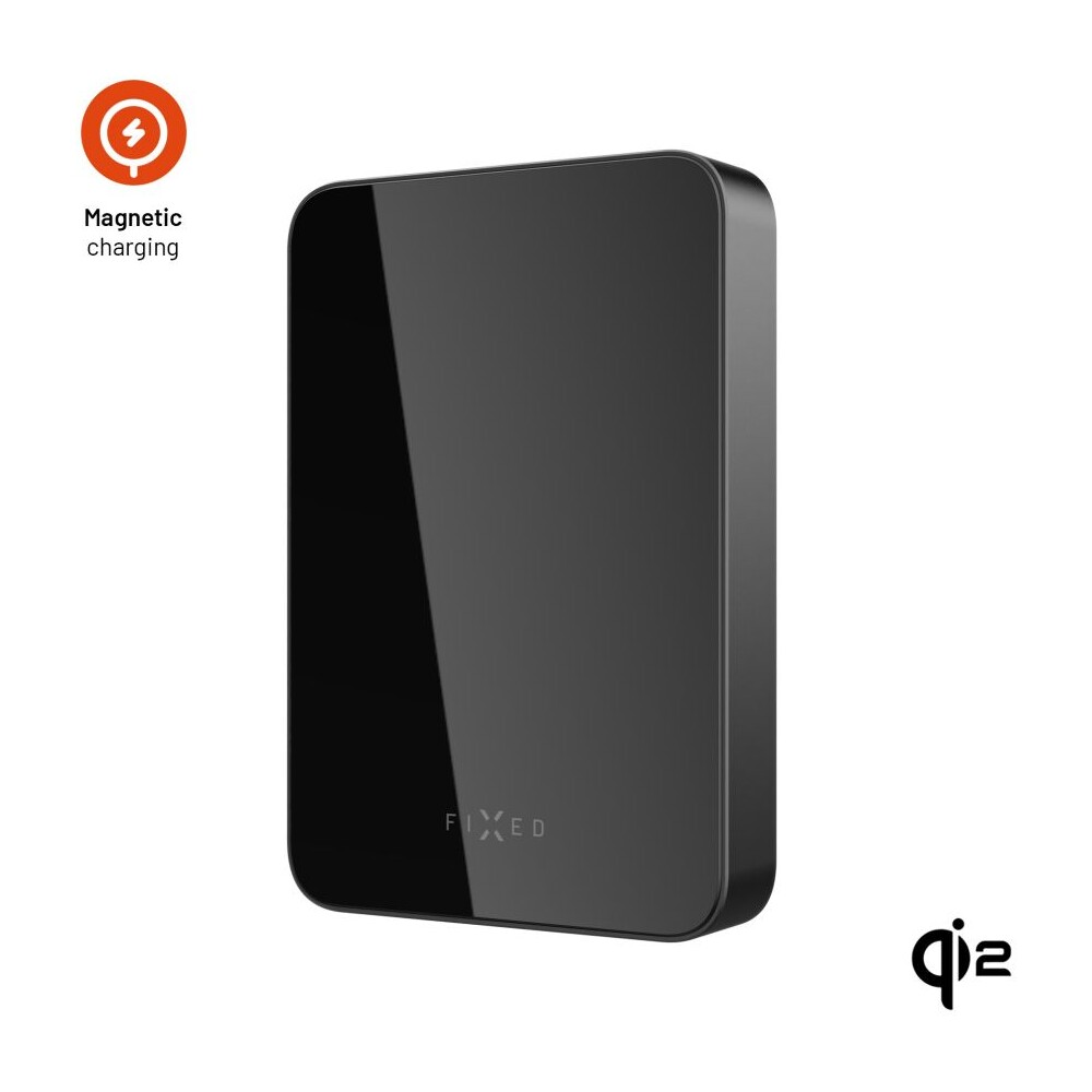 FIXED-MagZen-10-Crystal-MagSafe-Qi2-powerbanka-10000mAh-cerna