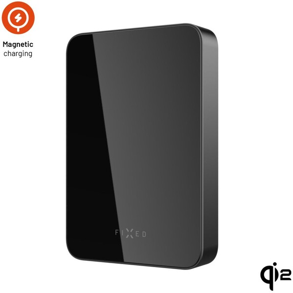 FIXED-MagZen-10-Crystal-MagSafe-Qi2-powerbanka-10000mAh-cerna