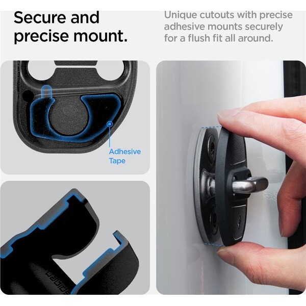 Spigen-Door-Lock-Cover-kryt-zamku-dveri-Tesla-Model-Y-3-cerna