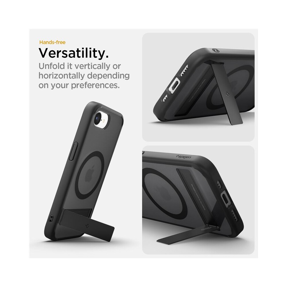Spigen-Ultra-Hybrid-S-MagSafe-kryt-iPhone-17e-16e-frost-black