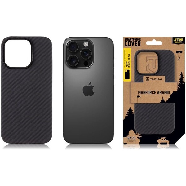 Tactical-MagForce-Aramid-Kryt-pro-Apple-iPhone-16-Pro-cerny