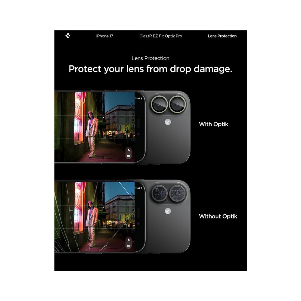Spigen-Glass-tR-EZ-Fit-Optik-Pro-skla-iPhone-17-green-2-ks-