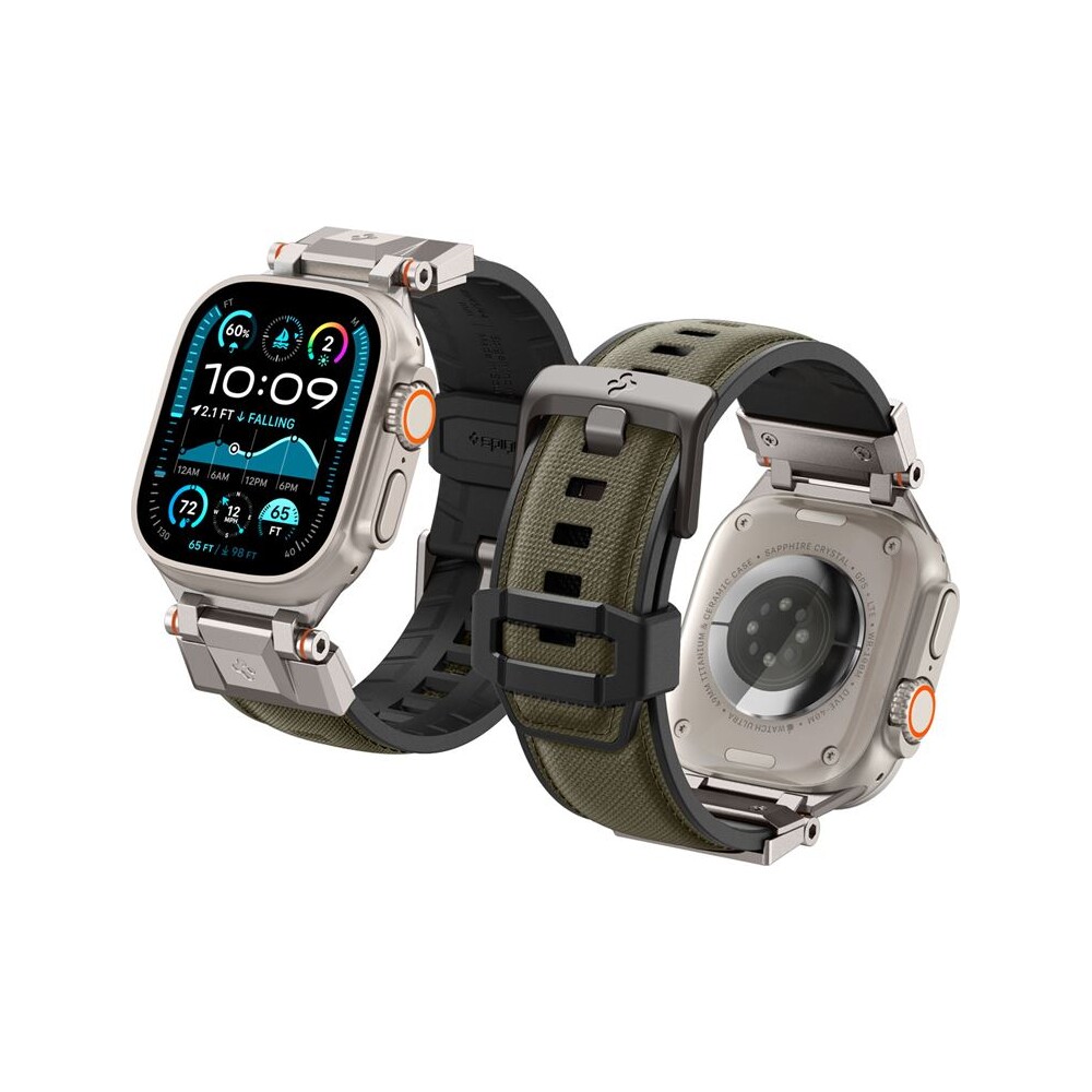Spigen-DuraPro-Armor-reminek-Apple-Watch-Ultra-49-46-45-44-42mm-tmave-zeleny