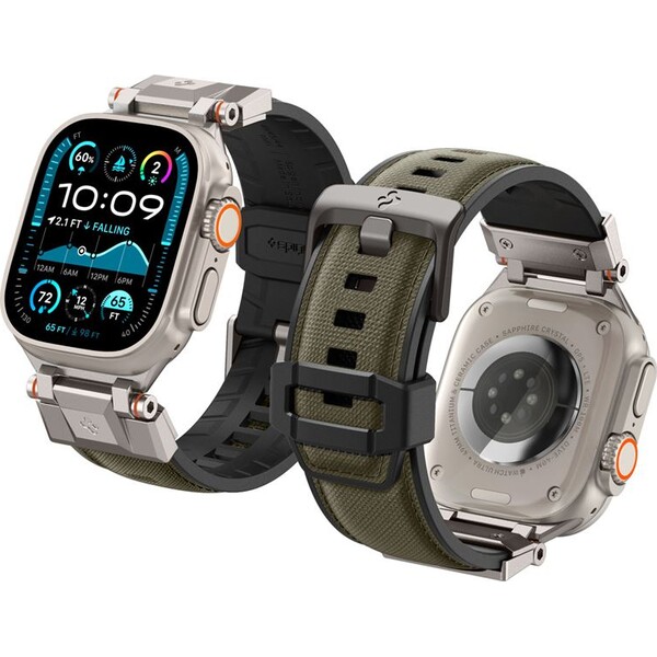 Spigen-DuraPro-Armor-reminek-Apple-Watch-Ultra-49-46-45-44-42mm-tmave-zeleny