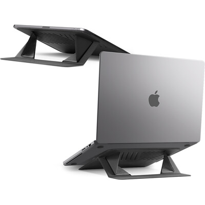 Spigen Slim Fold Laptop Stand LD201-S6 stojánek černý