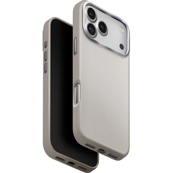 UNIQ-Lyden-Premium-Leatherette-MagClick-MagSafe-kryt-iPhone-17-Pro-Max-Clay