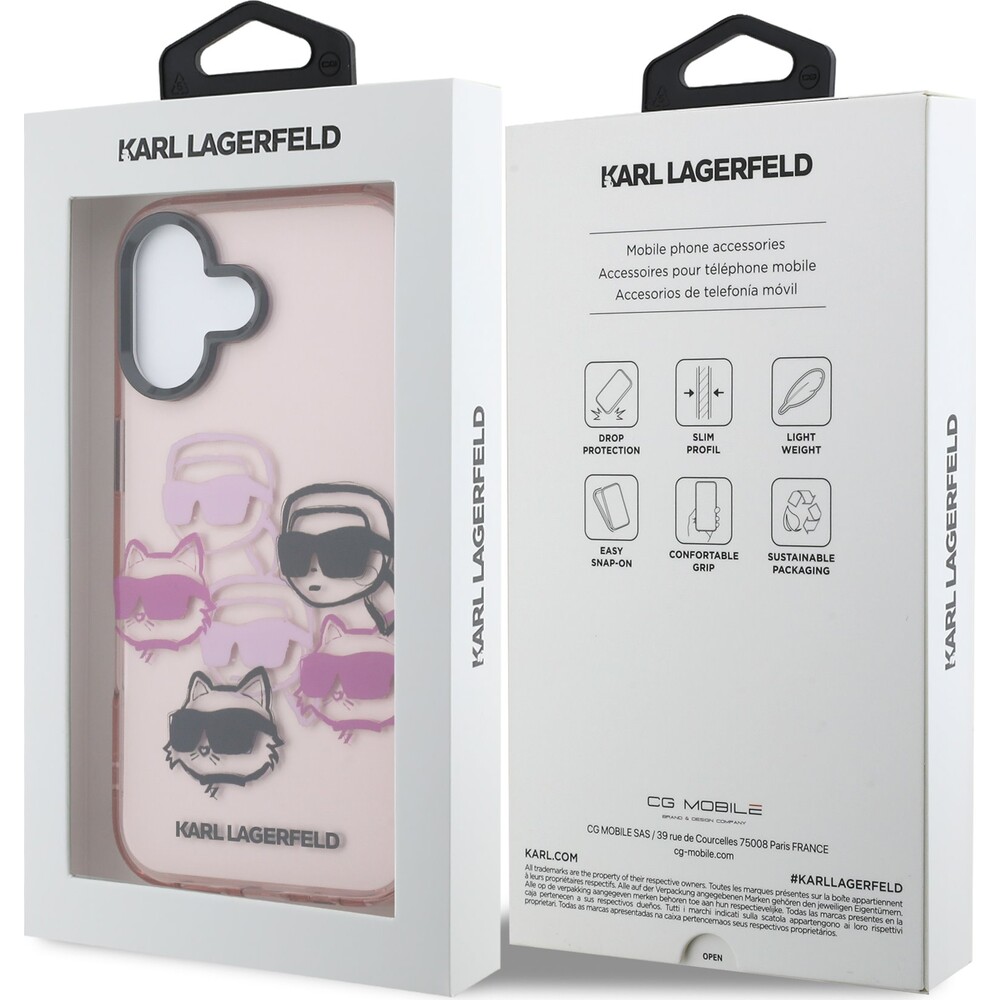 Karl-Lagerfeld-IML-Multi-K-CH-Heads-Zadni-Kryt-pro-iPhone-17-ruzovy