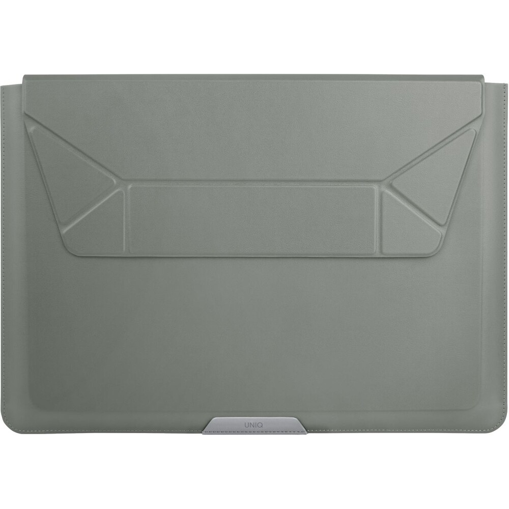UNIQ-Oslo-pouzdro-se-stojankem-pro-14-notebook-sedo-zelene