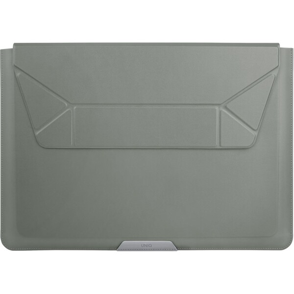 UNIQ-Oslo-pouzdro-se-stojankem-pro-14-notebook-sedo-zelene