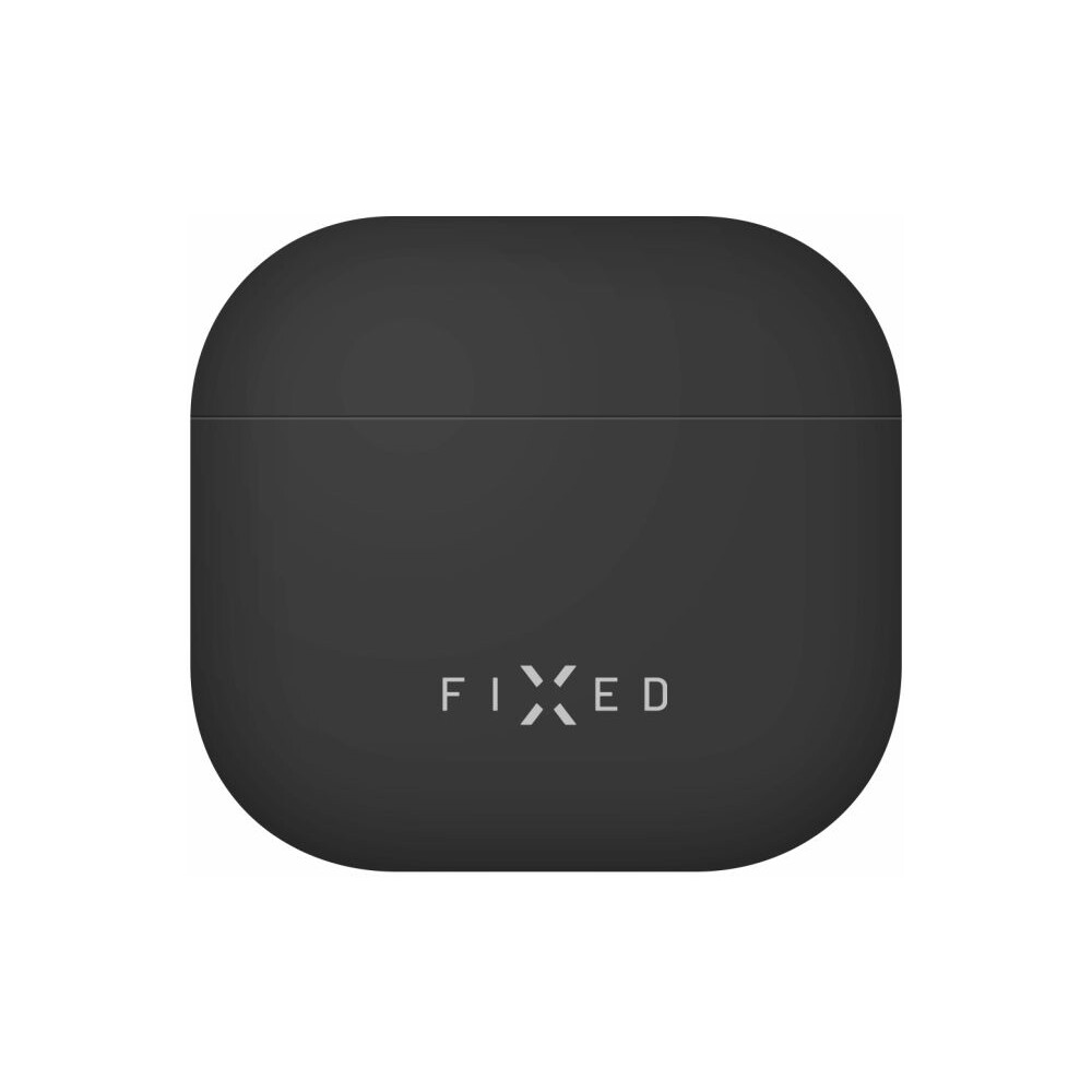 FIXED-Silky-silikonove-pouzdro-pro-Apple-AirPods-4-cerne