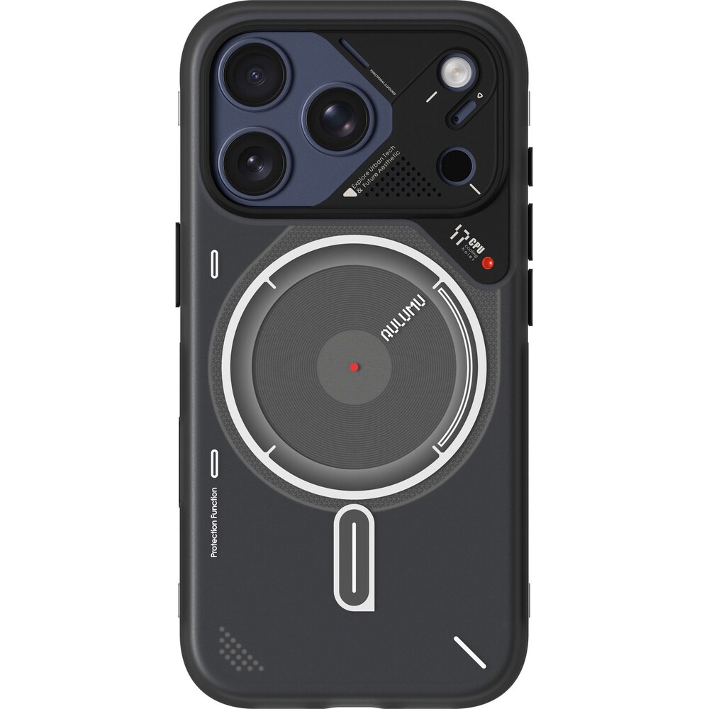 Aulumu-A17-Frosted-TPU-MagSafe-kryt-iPhone-17-Pro-Translucent-Gray