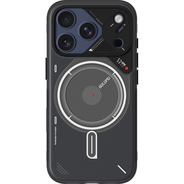 Aulumu-A17-Frosted-TPU-MagSafe-kryt-iPhone-17-Pro-Translucent-Gray