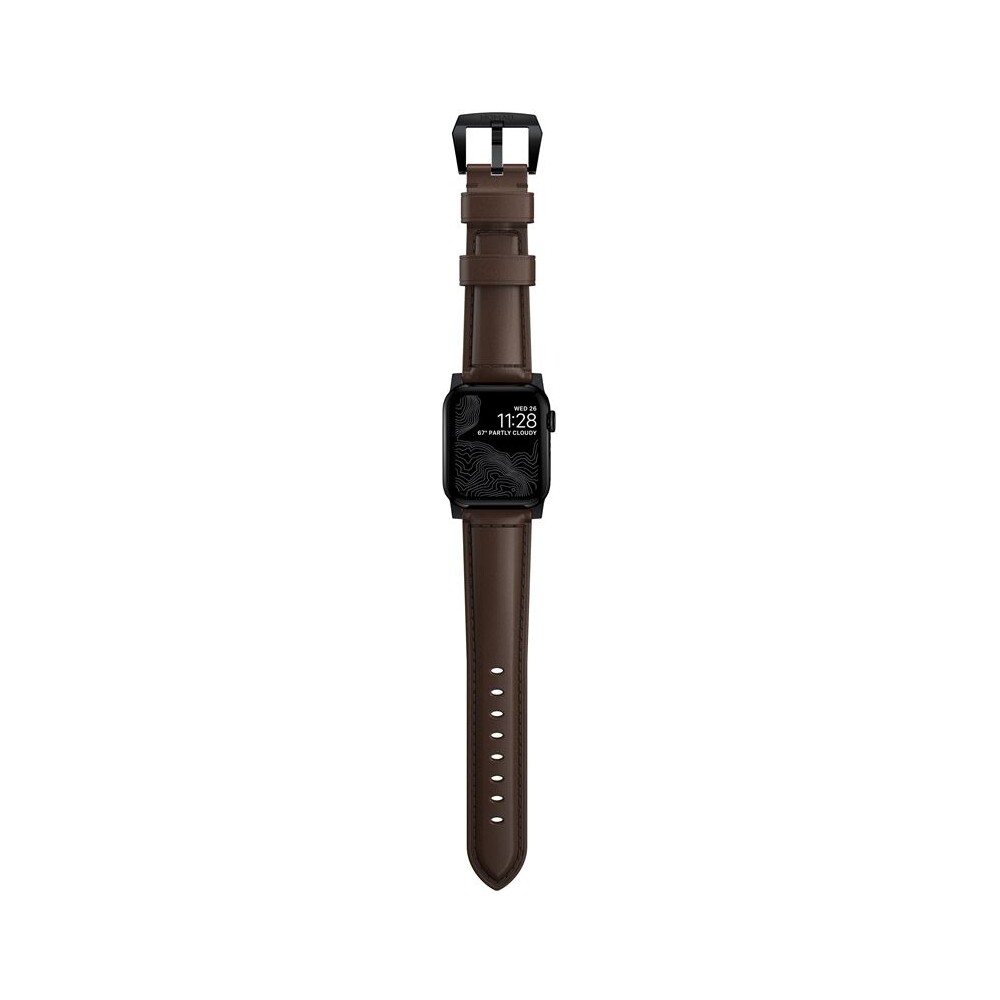 Nomad-Traditional-kozeny-reminek-Apple-Watch-Ultra-49mm-8-7-45mm-6-SE-5-4-hnedy-cerne-prezky