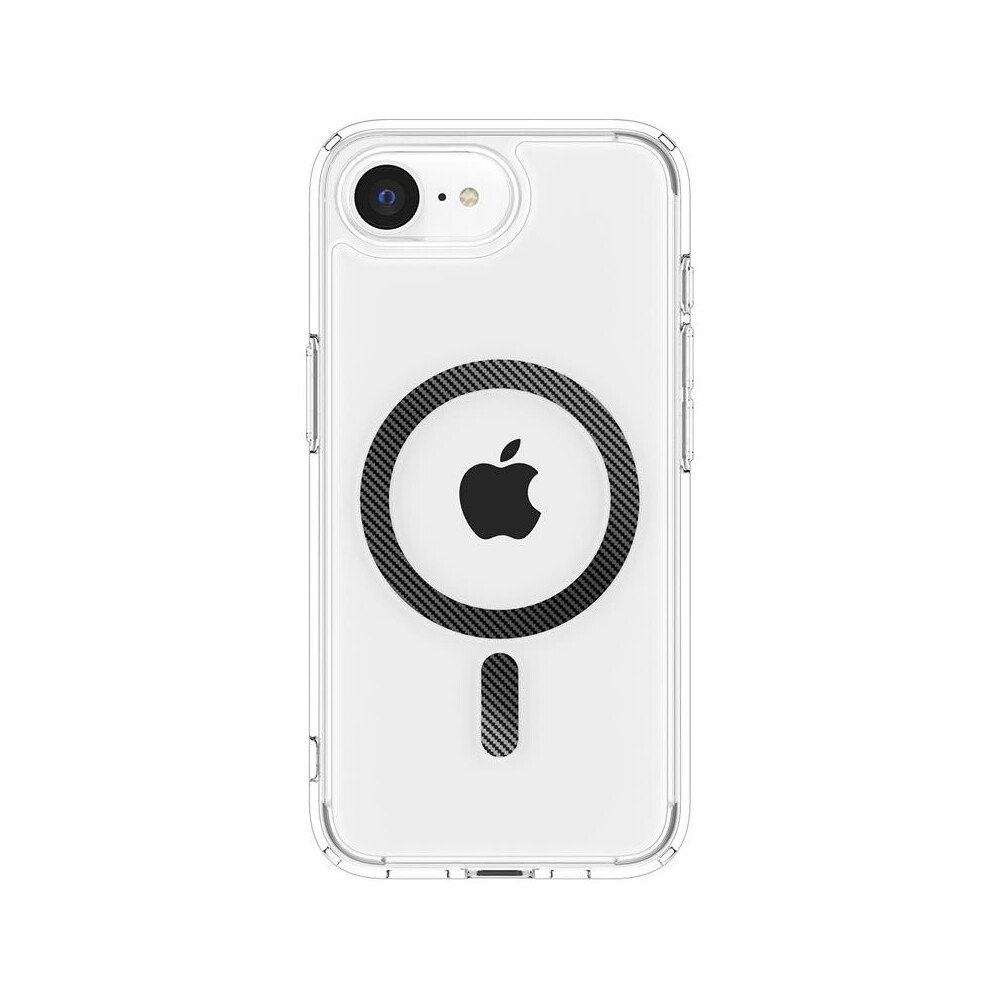 Spigen-Ultra-Hybrid-MagSafe-kryt-iPhone-17e-16e-clear-carbon-fiber