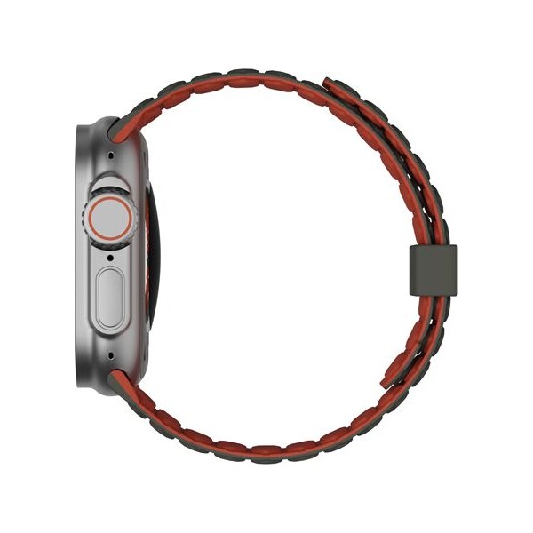UAG-Pathfinder-reminek-Apple-Watch-49-46-45-44-42mm-olivovy-oranzovy