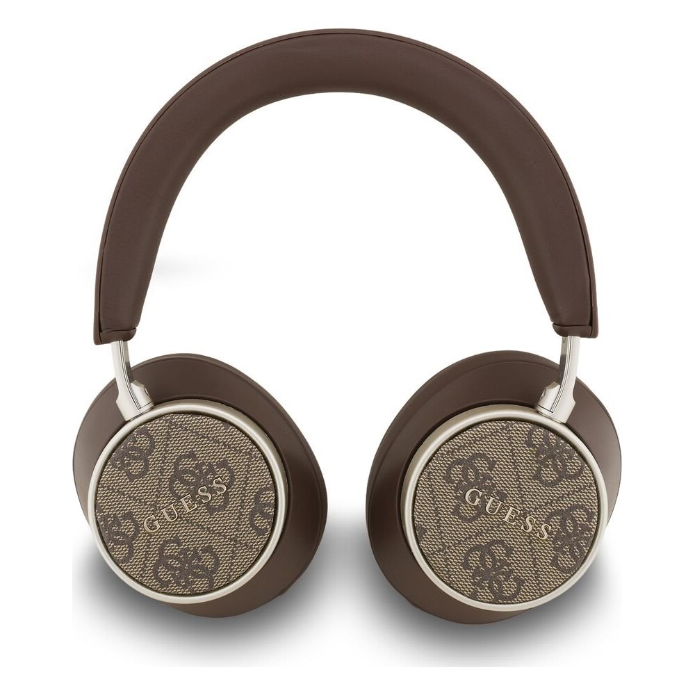 Guess-PU-Leather-4G-Classic-Logo-ENC-bezdratova-sluchatka-hneda