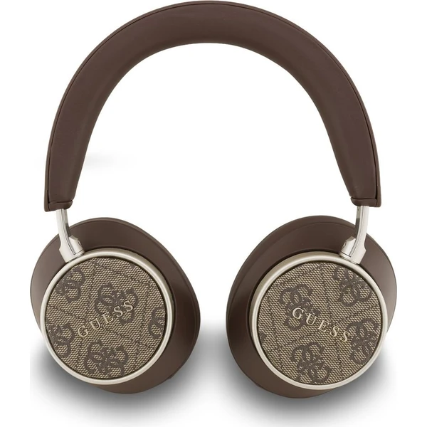 Guess-PU-Leather-4G-Classic-Logo-ENC-bezdratova-sluchatka-hneda