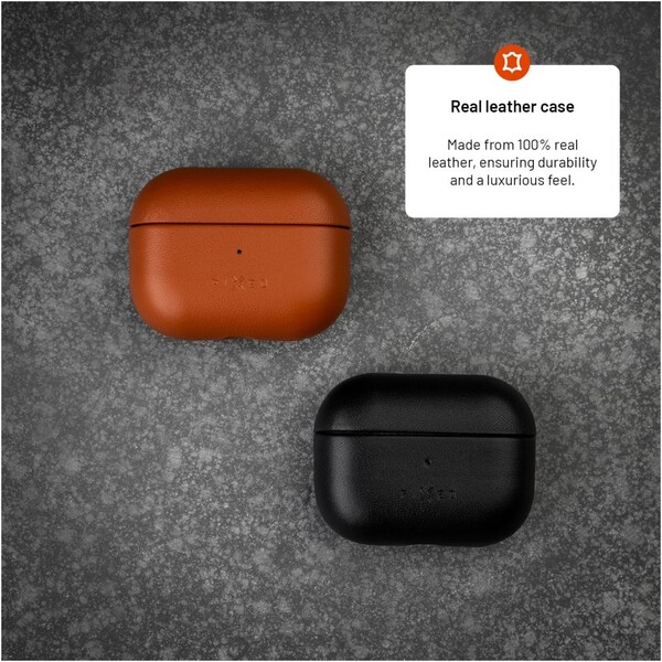 FIXED-PodsLeather-kozene-pouzdro-pro-Apple-AirPods-3-hnede