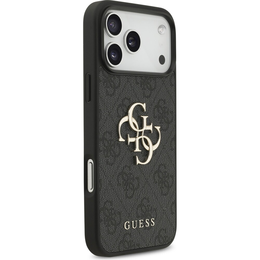 Guess-PU-4G-Metal-Logo-kryt-iPhone-17-Pro-Max-sedy