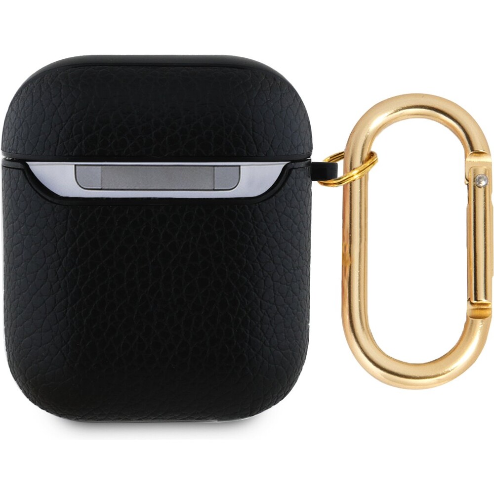 Guess-PU-Grained-Classic-Logo-pouzdro-pro-AirPods-1-2-cerne