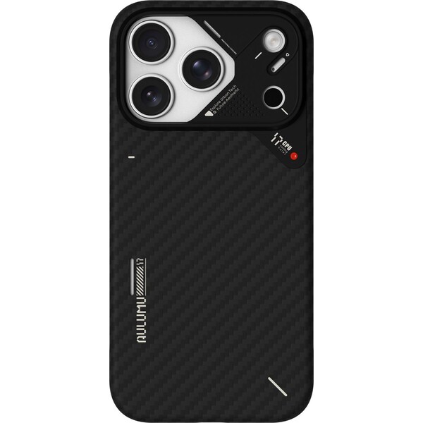 Aulumu-A17-Aramid-Fiber-MagSafe-kryt-iPhone-17-Pro-Black