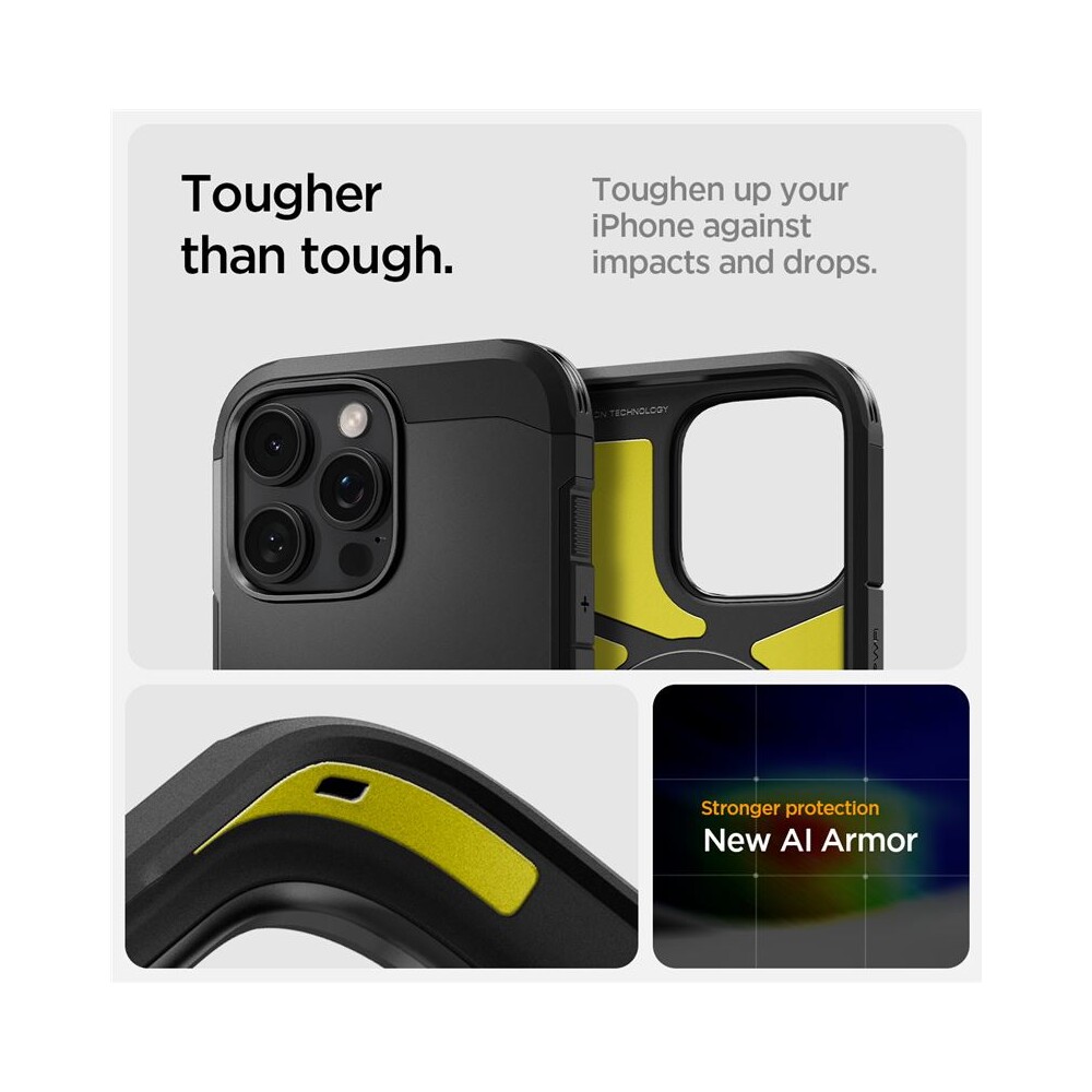 Spigen-Tough-Armor-MagSafe-kryt-iPhone-16-Pro-black