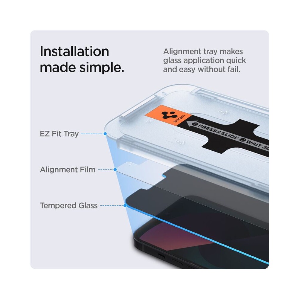 Spigen-Glass-tR-EZ-Fit-Sensor-Open-Privacy-sklo-iPhone-17e-16e-14-13-Pro-13-2-pack-