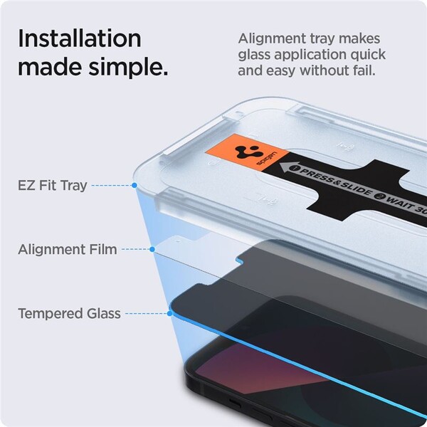 Spigen-Glass-tR-EZ-Fit-Sensor-Open-Privacy-sklo-iPhone-17e-16e-14-13-Pro-13-2-pack-