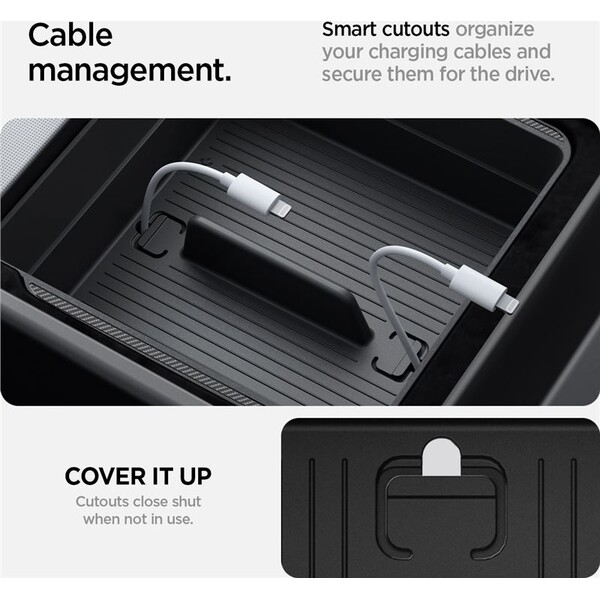 Spigen-Armrest-Console-organizer-Tesla-Model-3-2024-cerny