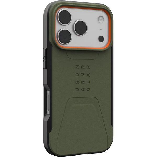 UAG-Civilian-Magsafe-kryt-iPhone-17-Pro-zeleny-oranzovy