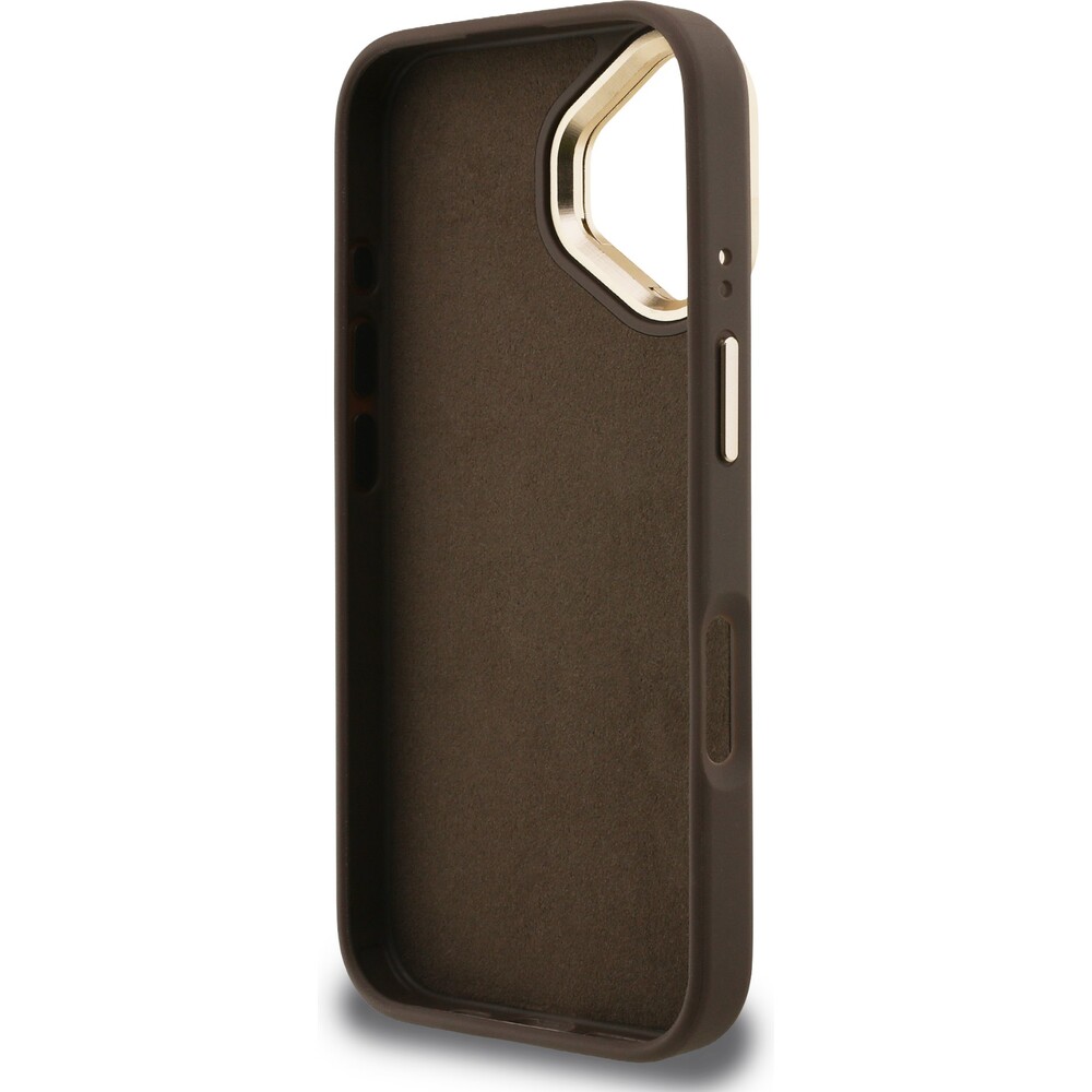 Guess-PU-4G-Metal-Logo-Stand-Camera-Frame-kryt-iPhone-16-hnedy
