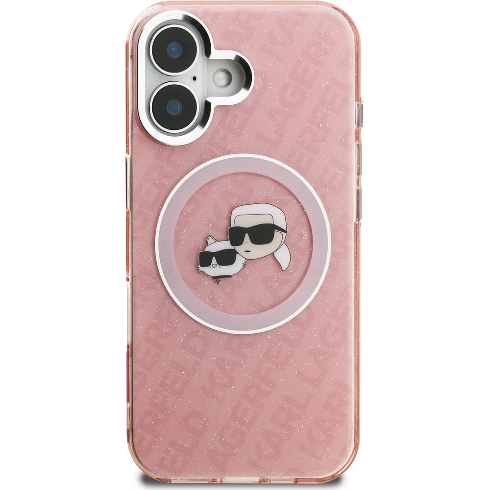 Karl-Lagerfeld-IML-K-CH-Heads-Repeated-Logo-MagSafe-kryt-iPhone-16-ruzovy